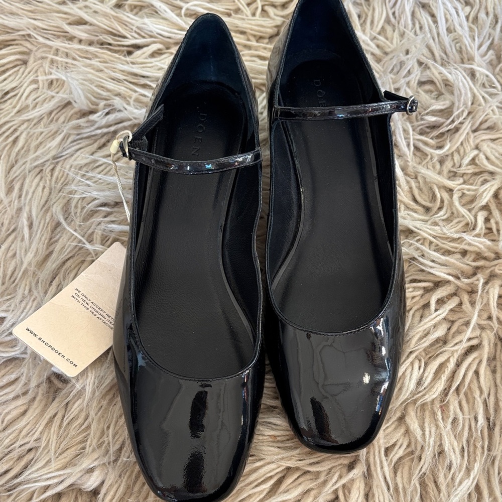 Doen Mary Jane Patent Heel New In Box 38.5 - Picture 5 of 7